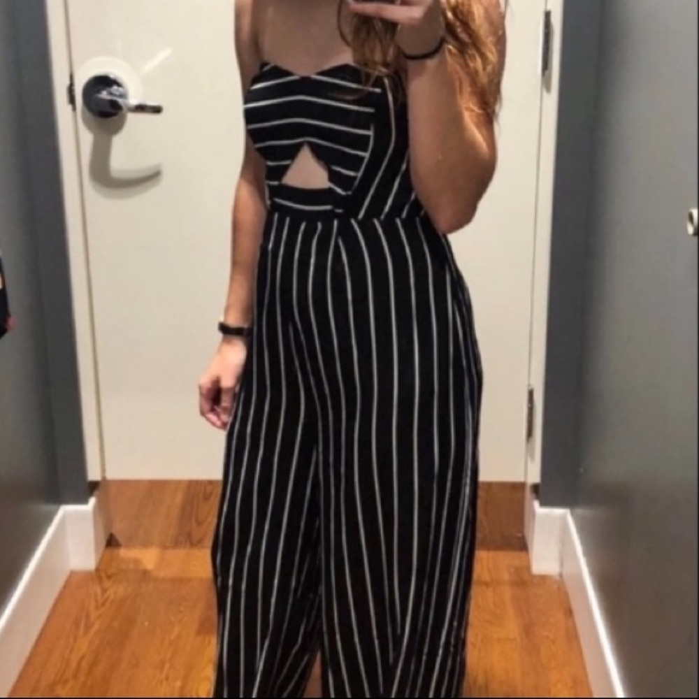 Black and White Jumpsuit